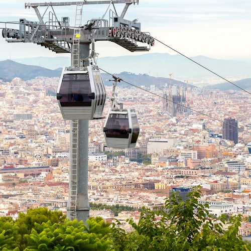 Teleférico de Montjuïc: Ticket de ida y vuelta Teleférico de Montjuïc: Ticket de ida y vuelta