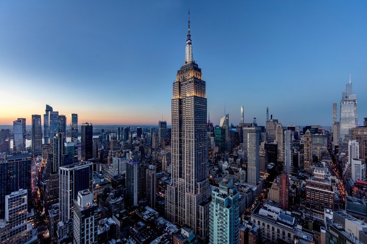Entrada a la plataforma de observación del Empire State Building de Nueva York